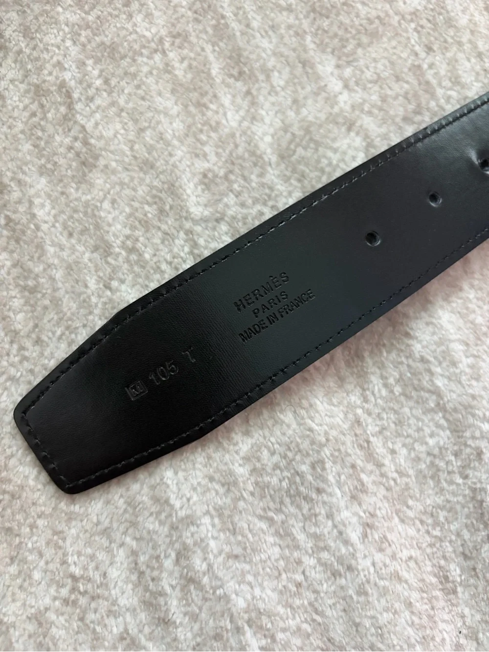 Hermes Reversible Leather Belt